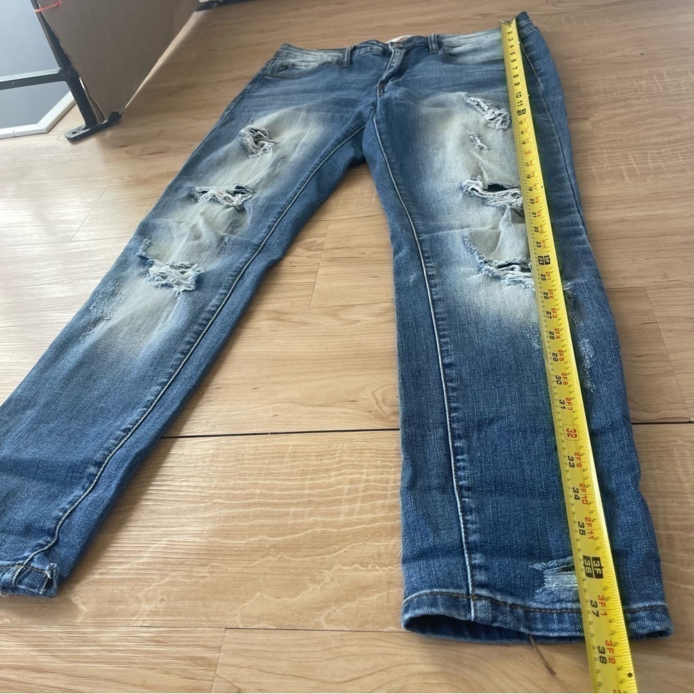 KanCan Estilo Distressed Skinny Jeans Size 28 Casual Denim Pants - Picture 10 of 11